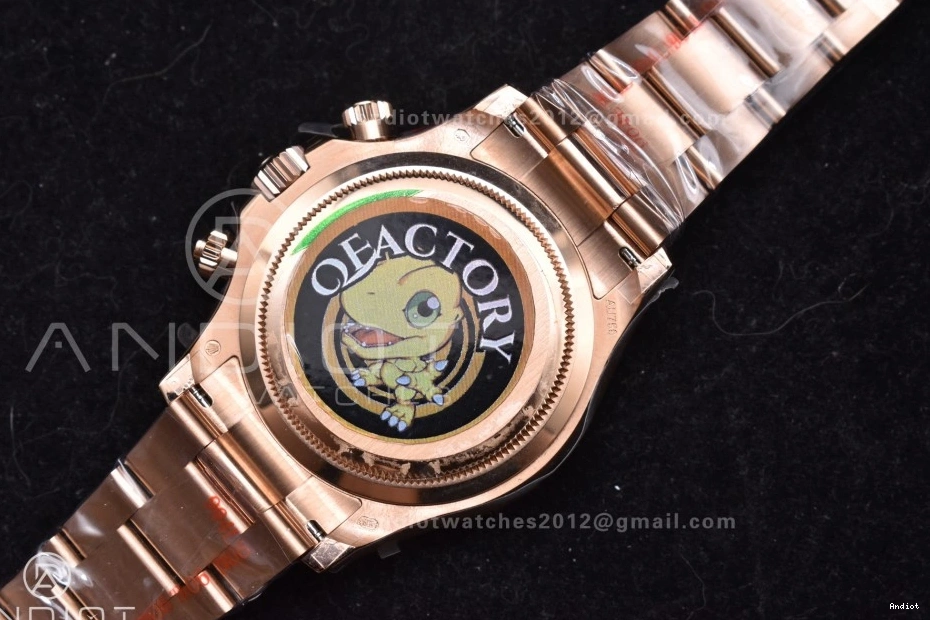 RG QF RG Daytona Edition V5 Dial 1:1 Best Diamonds SH4131 Black Braclet 126505 on 0210